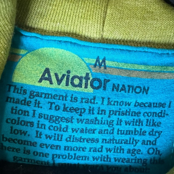 NWOT aviator nation cropped hoodie - Picture 5 of 5